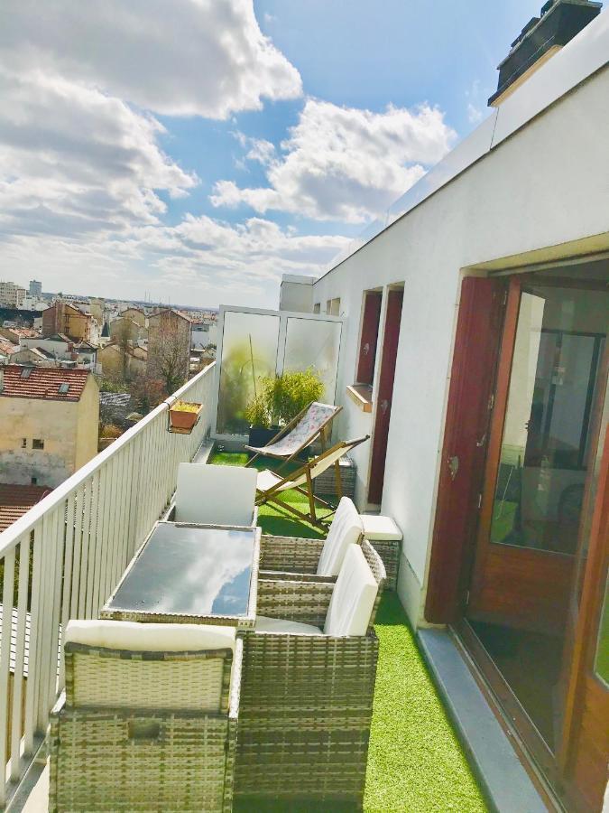 Superior Apartment - Last Floor With Nice View - Next To Metro Croix De Chavaux Line 9 Montreuil (Seine-Saint-Denis) Exterior foto
